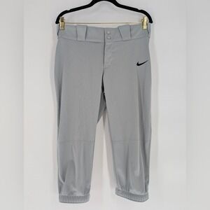 Nike Dri-FIT‎ Grey Baseball Knicker Pants Mens Medium 700877-052